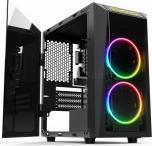Produktbild Gamdias Boitier Mini Tour Micro ATX Talos E1 RGB avec panneaux vitrés (Noir)