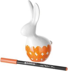 Leonardo Porzellanhase mit Malstift 12cm