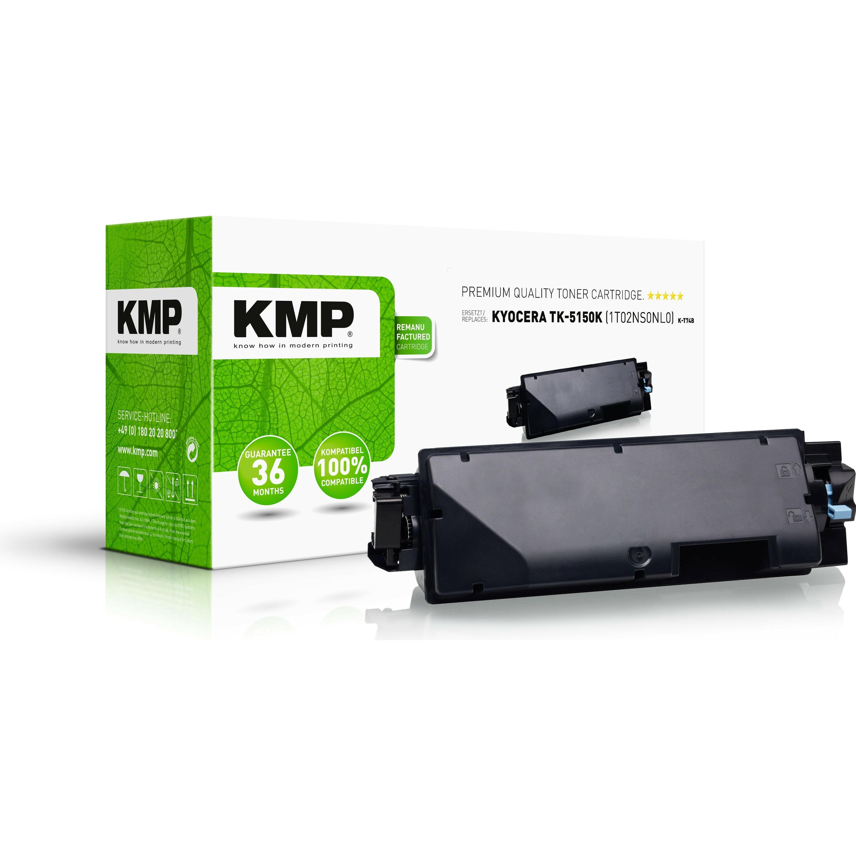 KMP, Toner, Toner ersetzt TK5150K (1T02NS0NL0) (BK)