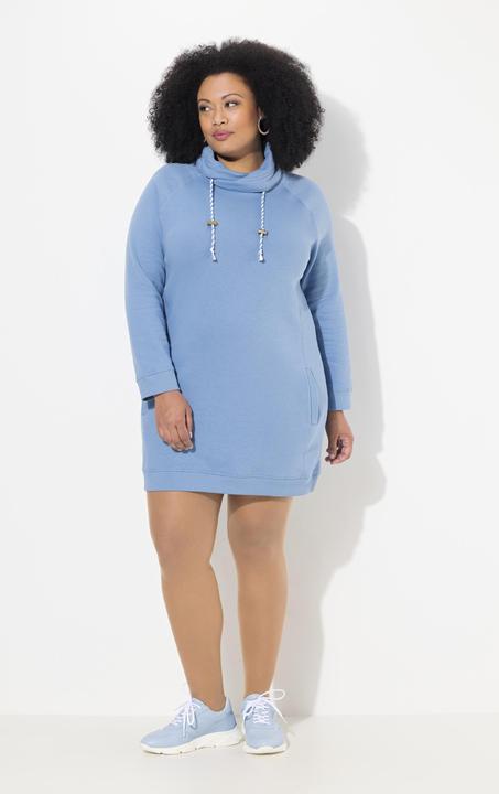 Produktbild Ulla Popken Sweatkleid, Stehkragen, Langarm, Taschen (50, 52)