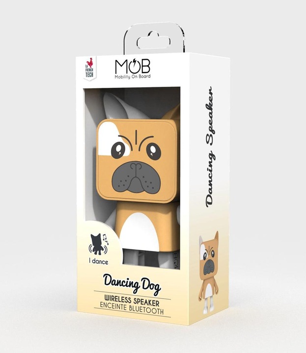 Image du produit Mobility on Board Dancing Animal speaker Bouledogue (4 h, Fonctionnement sur batterie)