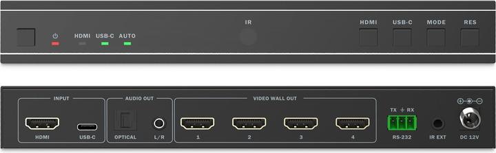 Productafbeelding Digitus Video Wall Controller, 4 Displays, 4K/30Hz