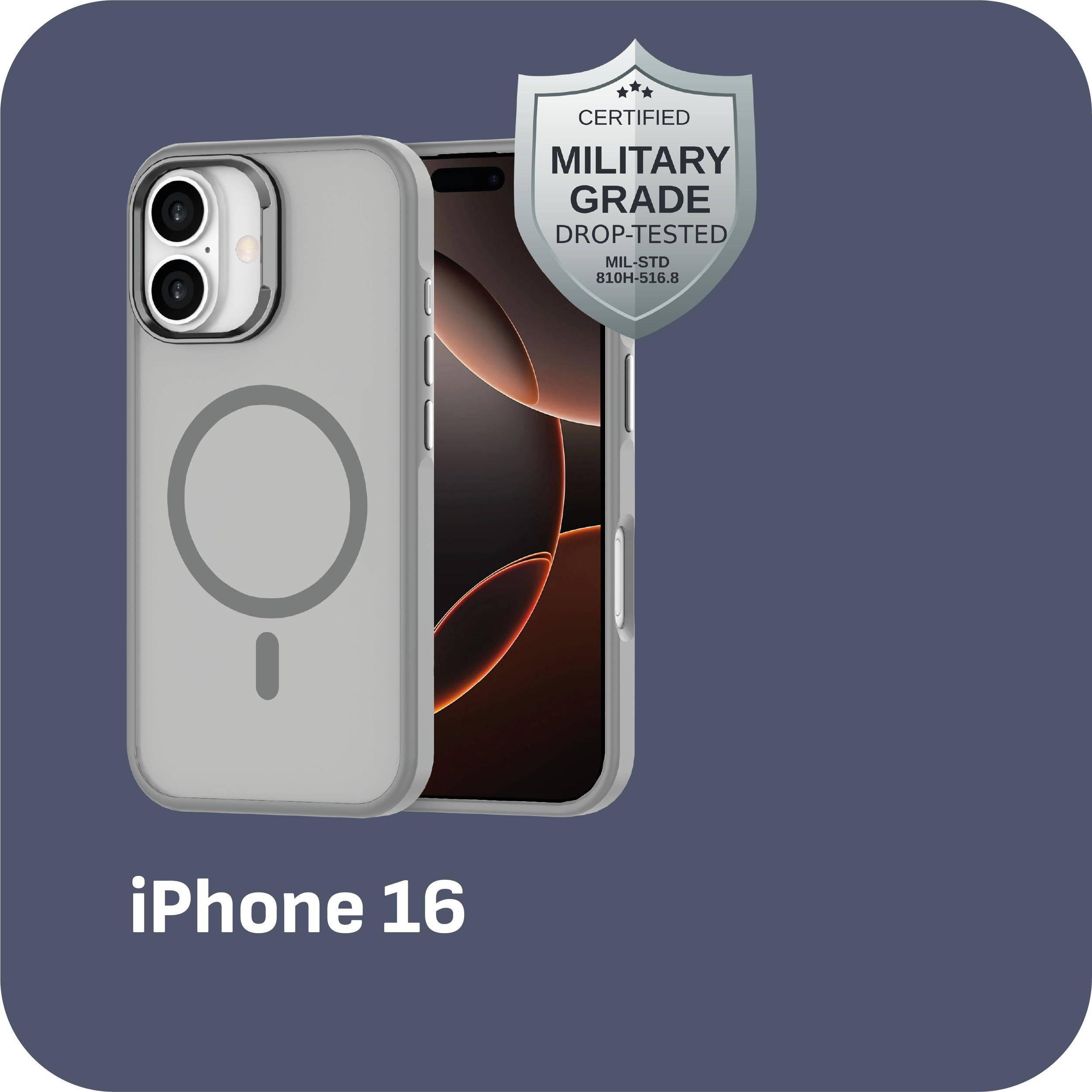 Thumbnail - Cazy Silikon Hülle Soft TPU Schutz (Apple iPhone 16), Smartphone Hülle, Grau