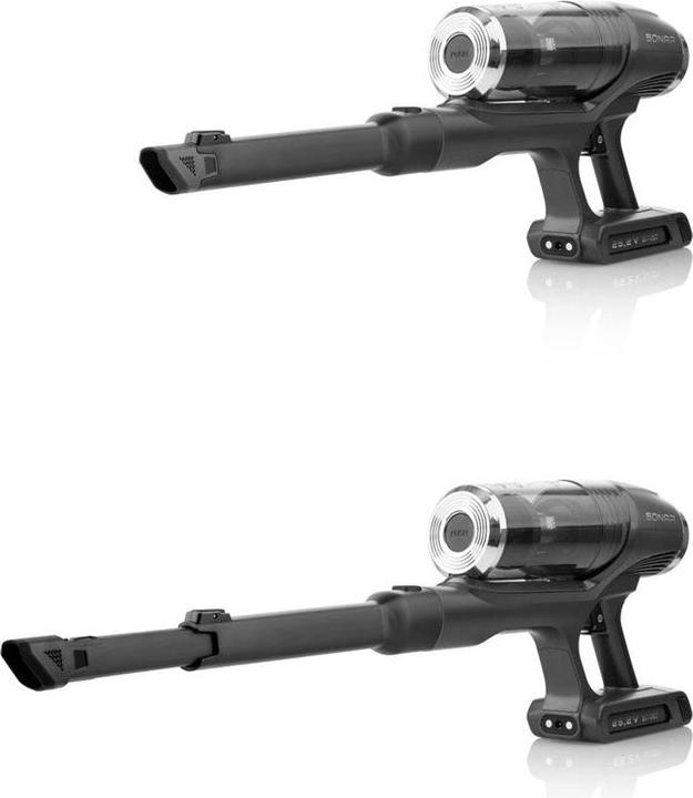 Produktbild ETA ETA223290000 Sonar 2-in-1 rod and handheld vacuum cleaner, Battery life up to 25 min, Gray/Black