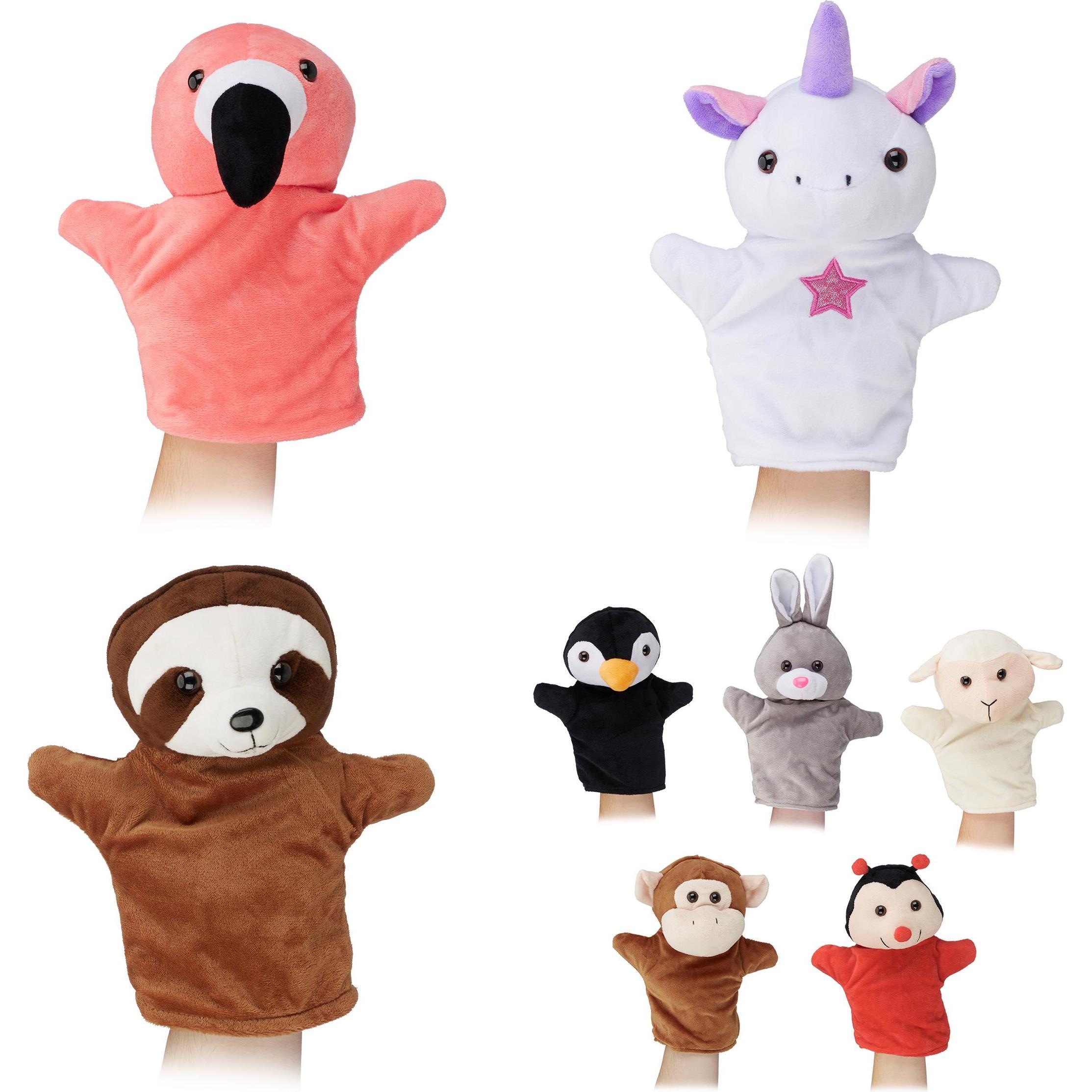 Relaxdays Handpuppen