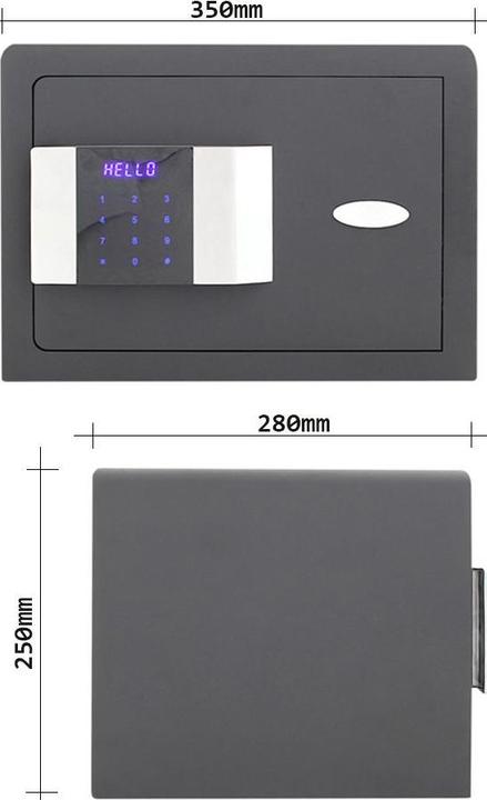 Image du produit Rottner Coffre-fort hôtelier Prestige 250 Serrure électronique (19 l)