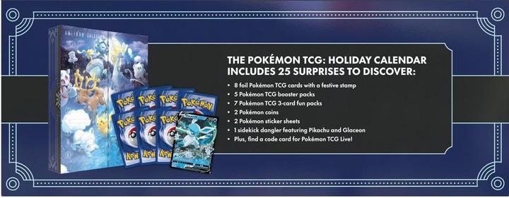 Productafbeelding Pokémon TCG vakantie kalender *ANGLAIS*