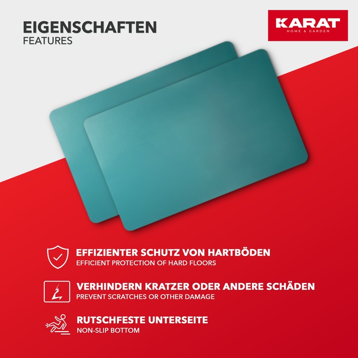 Produktbild Karat Bodenschutzmatte Color (90 x 120 cm)