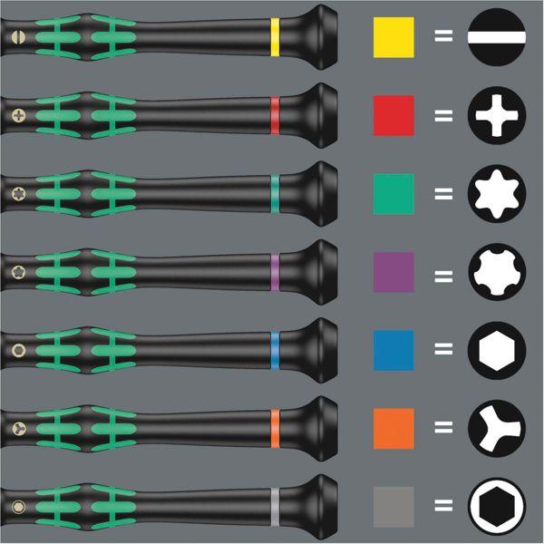 Image du produit Wera 2035/6 B Rack (Recouvrement cruciforme Phillipps (PH), Vis fendues)