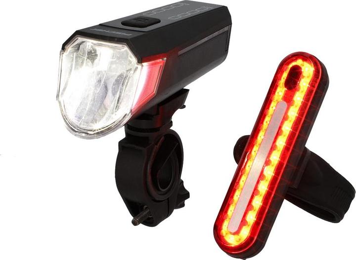 Produktbild Fischer LED-Akku Bel.-Set Bremsbel. 80 Lux (80 lm)