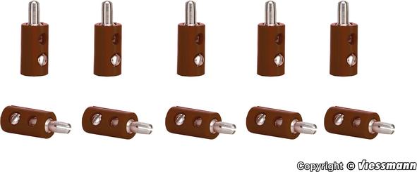 Viessmann Querlochstecker braun