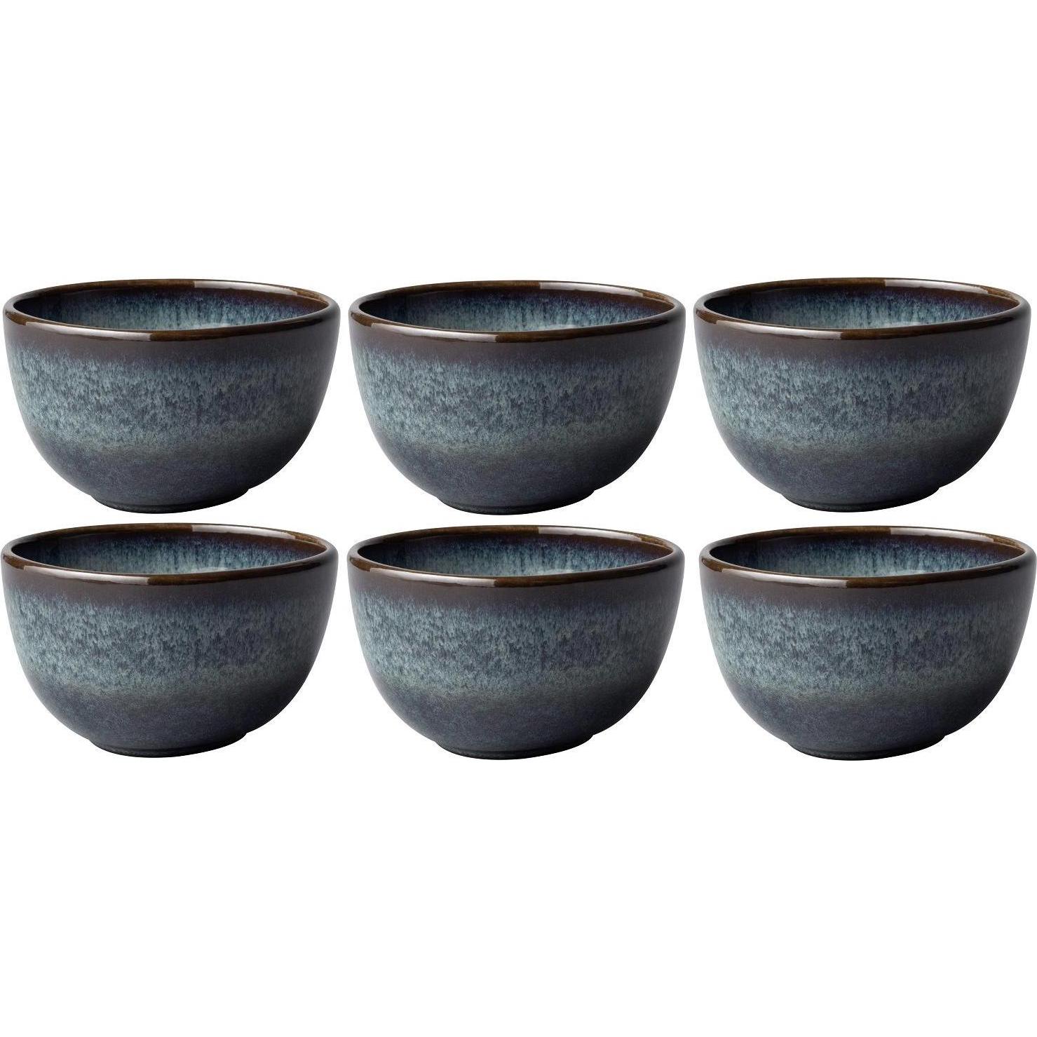 Villeroy & Boch, Serviergeschirr, Snackschale Lave 10 cm, 6 Stück, Grau