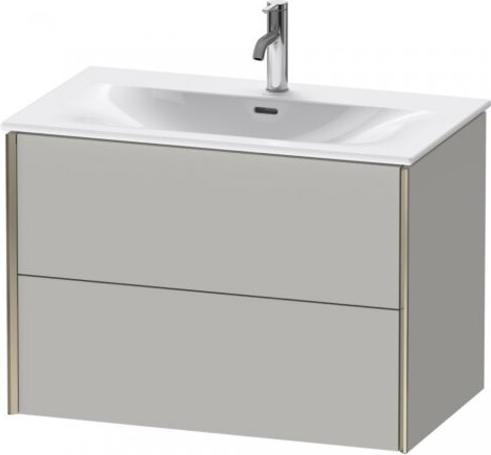 Actual product image Duravit Durait XViu 4134 Vanity unit wall-mounted, 2 drawers, for washbasin Viu 234483, 810x480 mm (81 x 48 x 56 cm)