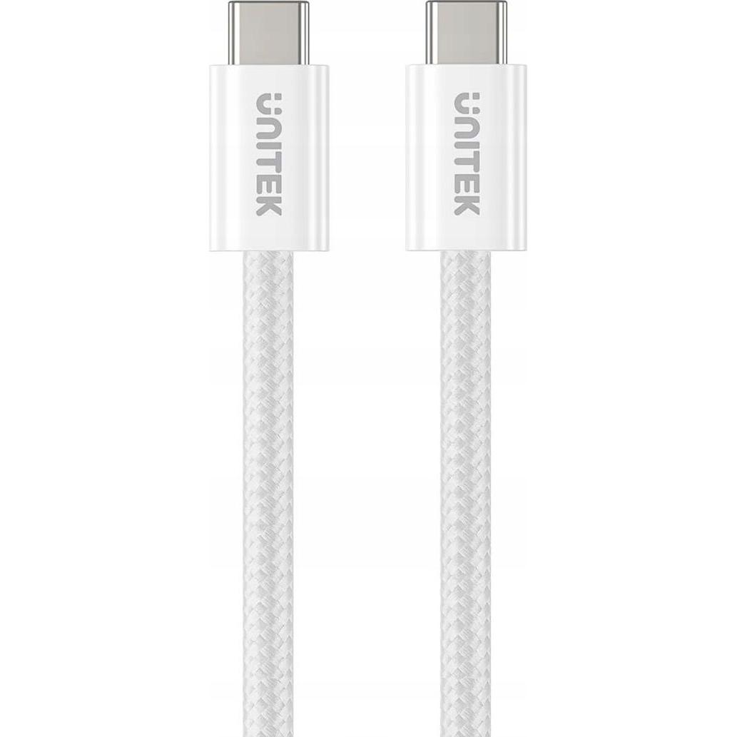 Unitek Cavo USB USB-C - USB-C 1 m Biały (C14141AWH01-1M) (1 m), Cavo USB