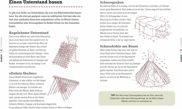 Produktbild Überleben in der Wildnis - der praktische Survival-Guide für Outdoor-Abenteuer (Deutsch, Christian Casucci, Sam Martin, 2025)
