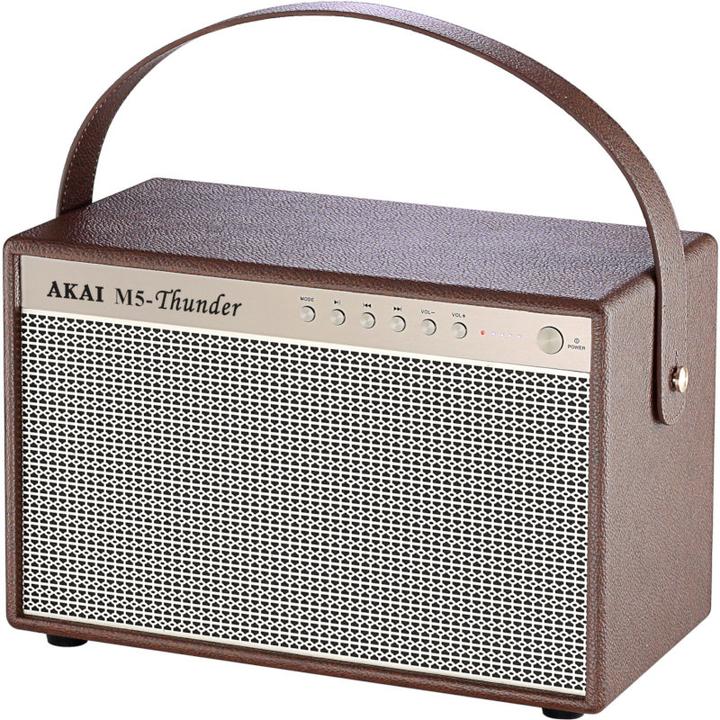 Actual product image Akai brown speaker (12 h)