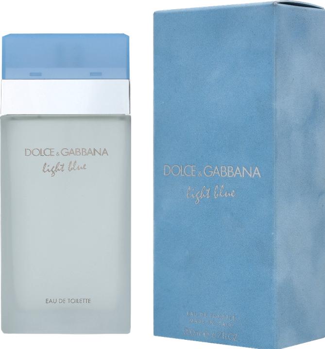 Actual product image Dolce & Gabbana light blue (Eau de toilette, 200 ml)