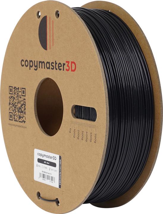 Immagine prodotto Copymaster3D ABS Filament for 3D Printer, 1.75 mm, Black (ABS, 1.75 mm, 1060 g, Nero)