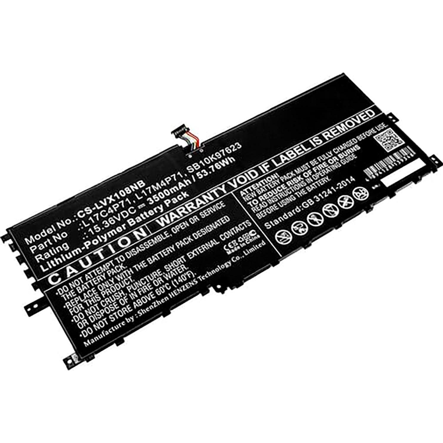 AGI Akku kompatibel mit Lenovo YOGA 7 Pro-13IKB (1 Zellen, 7600 mAh), Notebook Akku, Schwarz