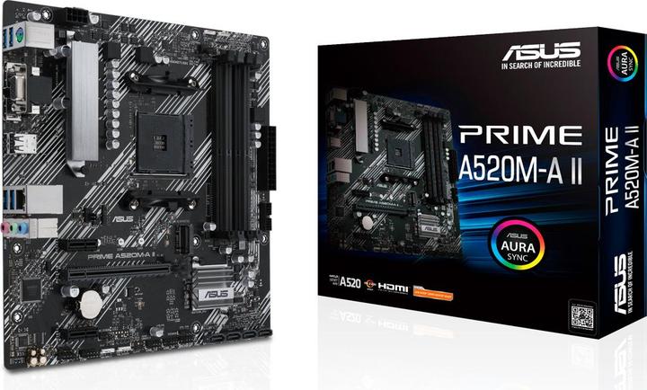 Produktbild ASUS PRIME A520M-A II/CSM (AM4, AMD A520, mATX)