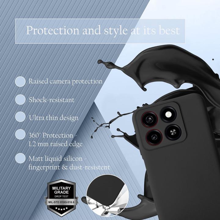 Image du produit Cadorabo Coque pour ZTE Blade A35 / A55 TPU Liquid Silicone Case