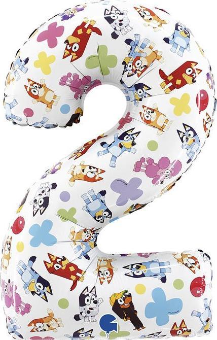 Image du produit Grabo Balloons XL Bluey Bingo chiffres 2 ballon (1 x)