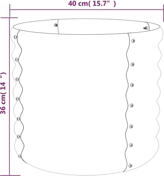 Produktbild vidaXL Pflanzgefäss