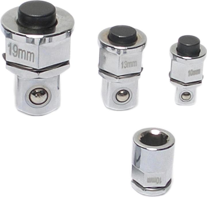 Actual product image BGS Adaptor Set for Ratchet Wrenches 4 pcs. (10 mm, 13 mm, 19 mm)