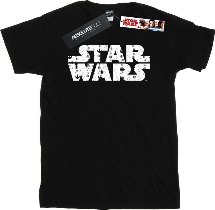 Immagine prodotto Star Wars Christmas Logo Maglietta Uomo (S)