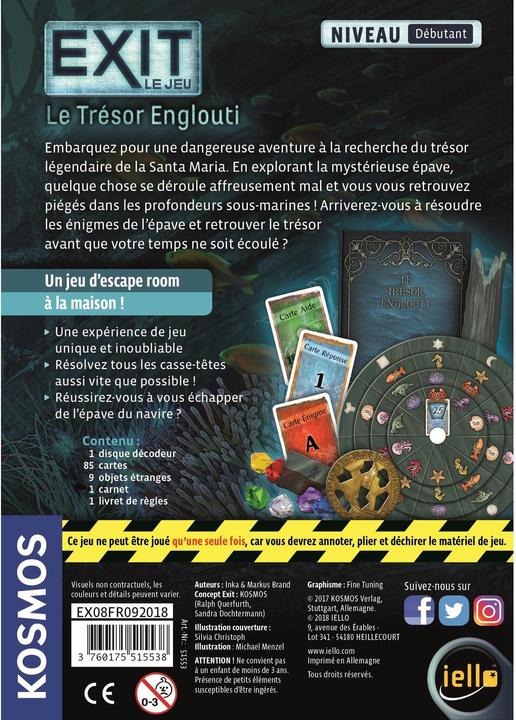 Produktbild Kosmos Exit - Le Trésor Englouti (Französisch)