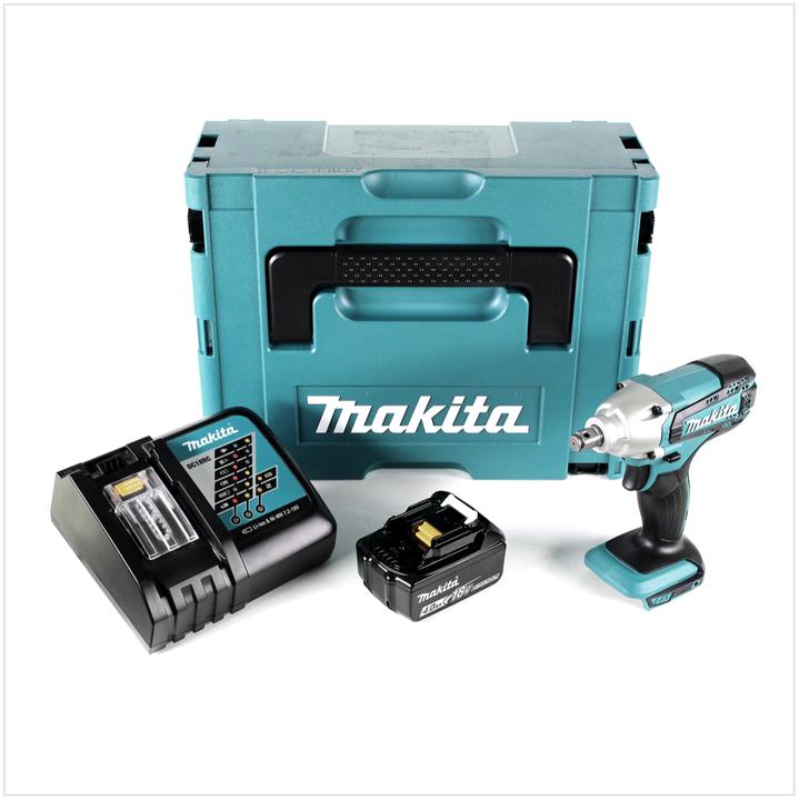 Produktbild Makita DTW 190 RM1J 18V Li-Ion Akku Schlagschrauber im Makpac - mit 1x BL 1840 B 4,0 Ah Akku mit LED