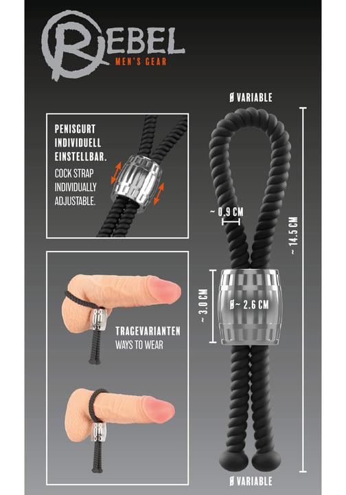 Produktbild Rebel Heavy Rope Cock Strap