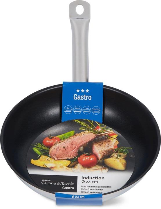 Actual product image Cucina & Tavola Gastro (Frying pan, Stainless steel, 24 x 5 cm)
