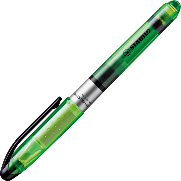 Actual product image STABILO Highlighter - NAVIGATOR - pack of 10 - green (Green, 5 mm, 10 x)