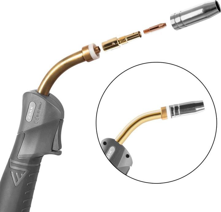 Produktbild Stahlwerk Verschleissteile MIG MAG 28 Teile für Schweissbrenner 25AK/MB25