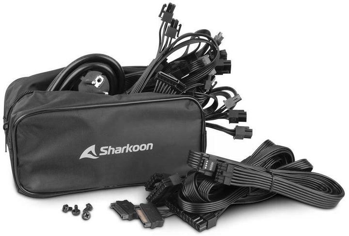Produktbild Sharkoon REBEL P30 Gold 1300W ATX3.0 (schwarz, 1x 12VHPWR, 8x PCIe, Kabel-Management, 1300 Watt) (1300 W)