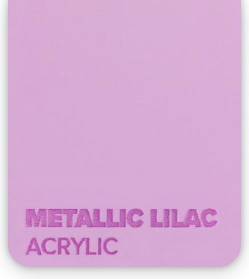 flux Acrylglasplatte - Beambox - Metallic Lilac (37.50 cm, 40 cm)