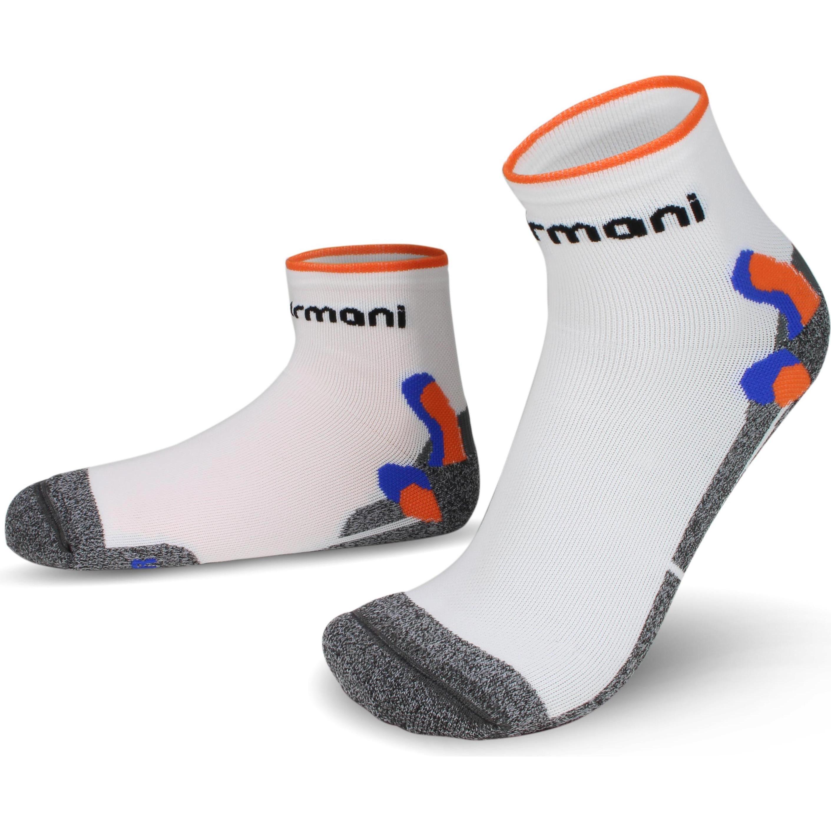 Normani, Herren, Socken, 2 Paar Kurzschaft-Sportsocken, Weiss, (2er Pack, 47 - 50)