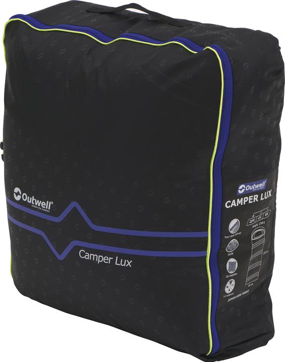 Produktbild Outwell Schlafsack Camper Lux Polyester, Dunkelblau, Anzahl (235 cm)