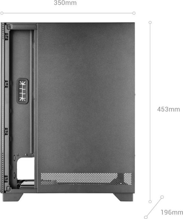 Image du produit Tacens MARS MC-PULSAR LCD ATX- obudowa (ATX, mATX, Mini-ITX)