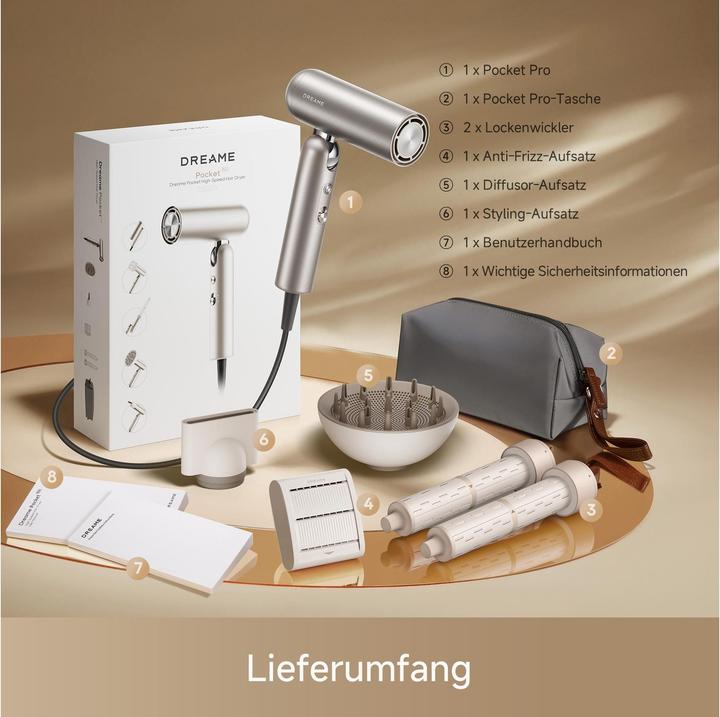 Actual product image Dreame Pocket Pro Gold (1300 W)