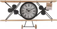 Actual product image Ootb airplane clock, Vintage look, out of black