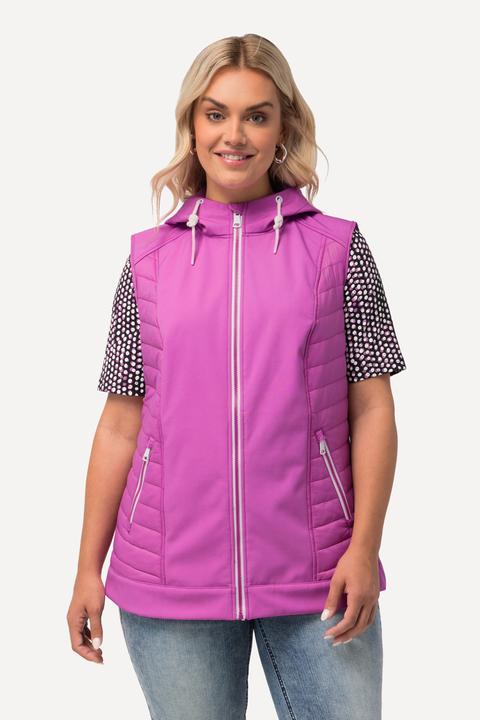 Image du produit Ulla Popken Gilet à capuche hybride HYPRAR, imperméable (46, 48)