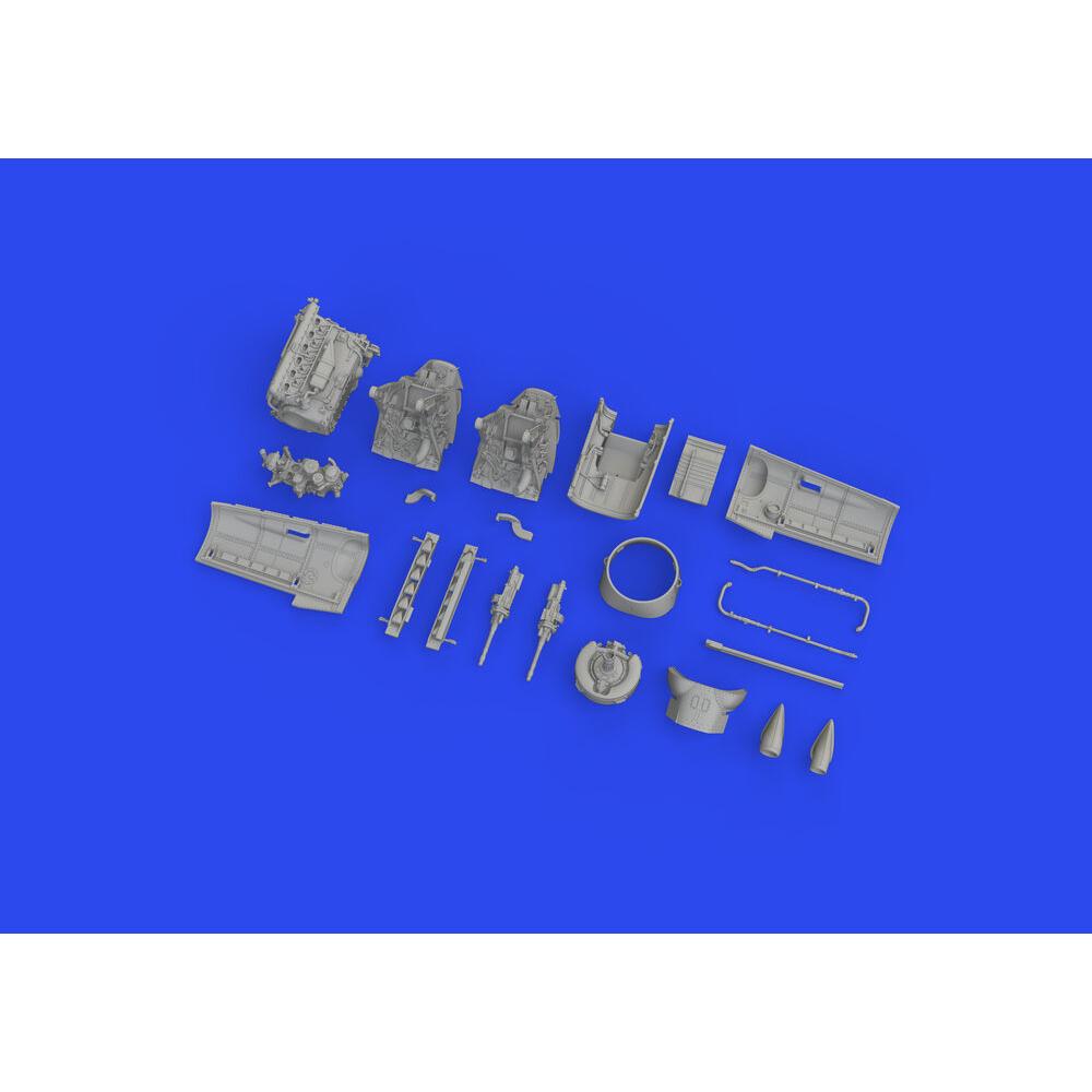 Eduard Bf 109G-6 engine PRINT 1/72