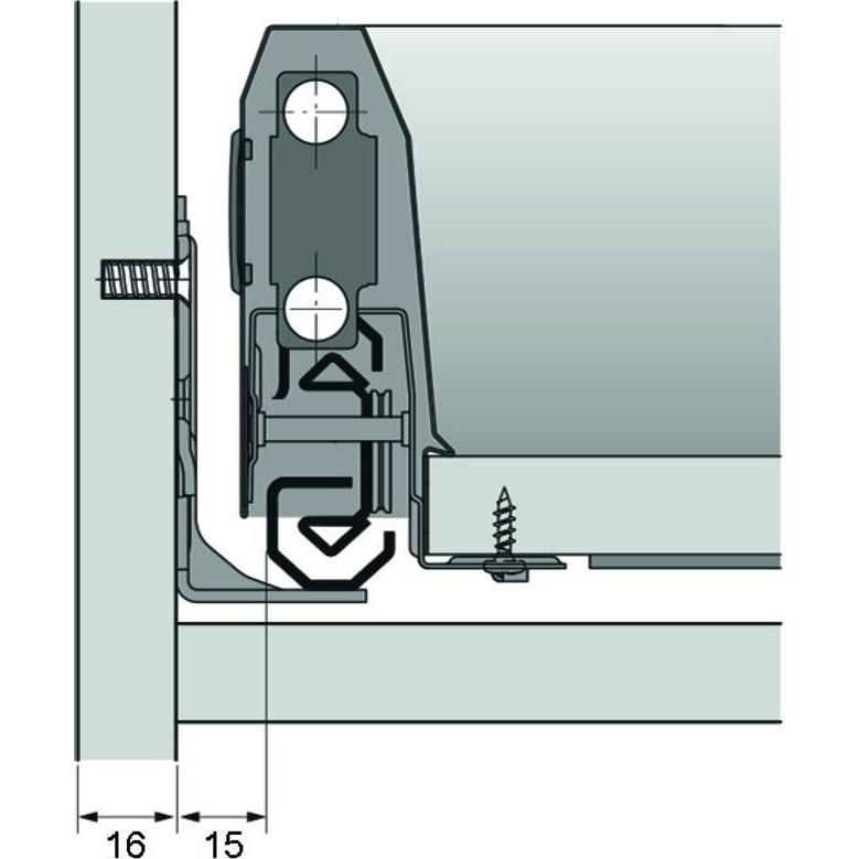 Thumbnail - Hettich, Schubladenauszüge, Vollauszüge Actro Silent System / Push to open