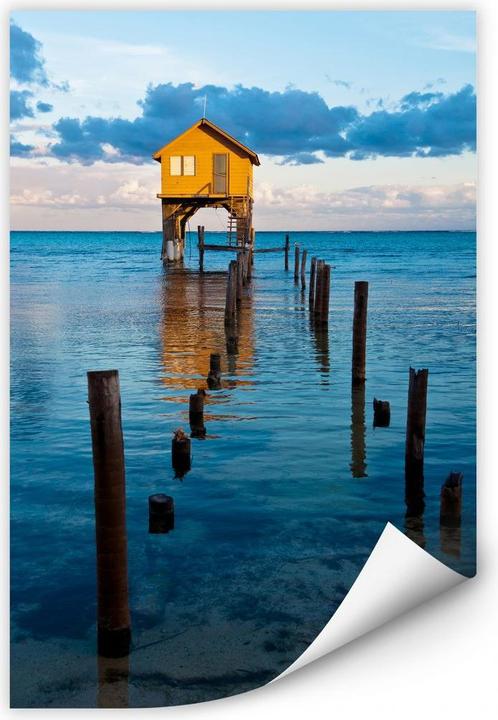 Produktbild Trenddeko Haus auf dem Meer (40 x 60 cm)