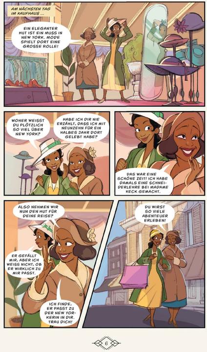 Actual product image Disney Adventure Journals: Tiana und der Zauber von Harlem (German, Rhona Cleary, Stefanie Walther-Kotzé, Walt Disney, 2023)