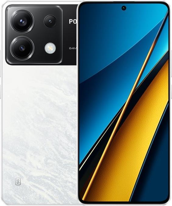 Image du produit Xiaomi Poco X6 (256 Go, Blanc, 6.67", Double SIM hybride, 5G)