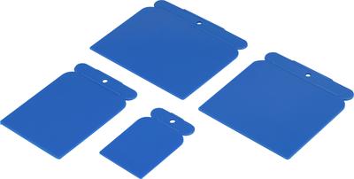 Actual product image Basetech Blue plastic wall scraper 4 pcs. BT-1882846