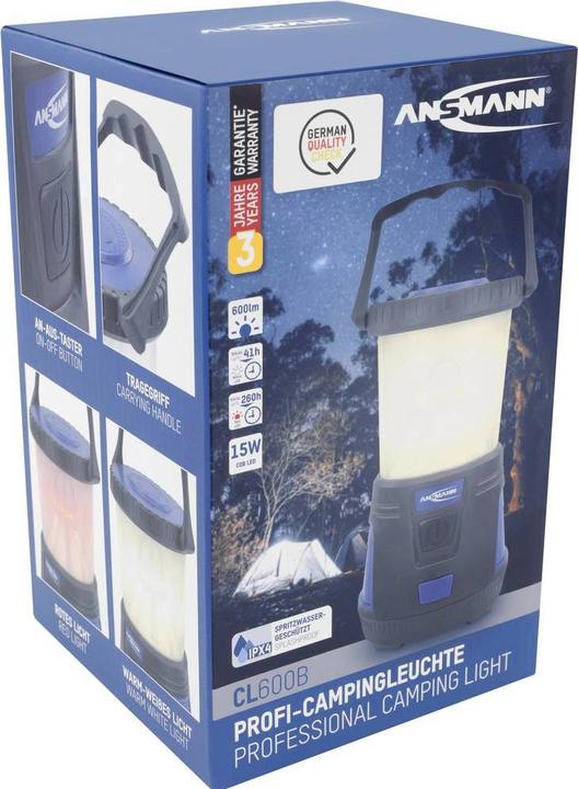 Actual product image Ansmann Camping lantern CL600B